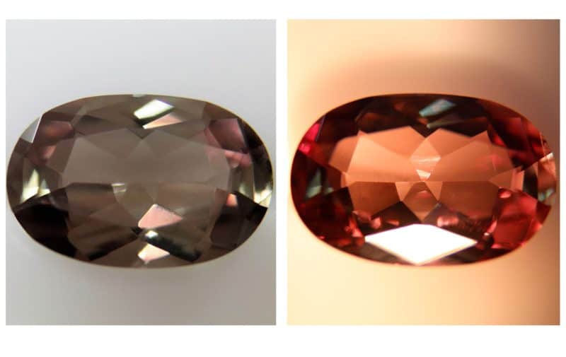 5.30 CT NARAVNI SULTANIT COLOR CHANGE DIASPORE GLT 1 1 5.30 CT NARAVNI SULTANIT KAMEN